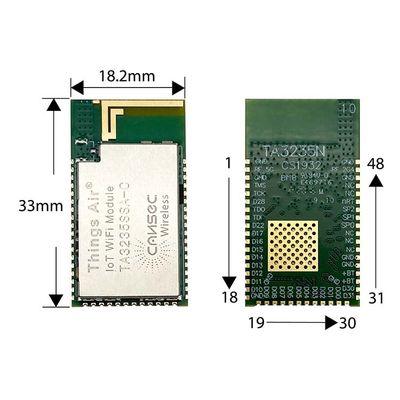 TX 16.5dBm 2.4G IoT Modulo Wifi Modulo ricetrasmettitore wireless WiFi TA3235SA-C