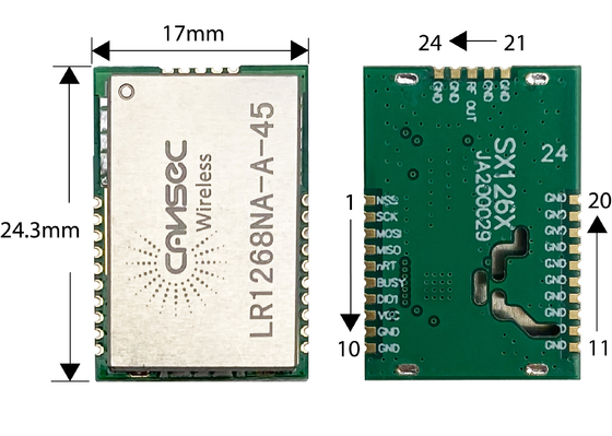 Nessuna piccola dimensione di Iot del consumo di Lora Wireless Module Low Power dell'antenna